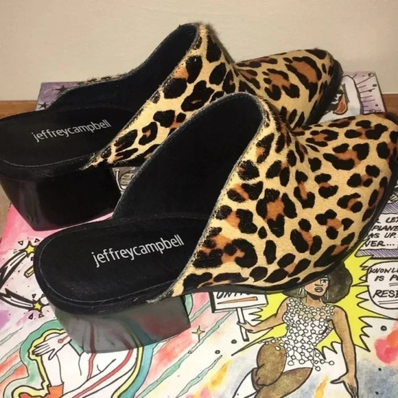 Jeffrey Campbell Favela Genuine Calf Hair Size 6.5 - Picture 2 of 5
